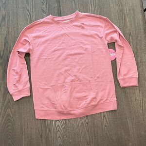 NWT Love Circle Maternity Bubblegum Pink Sweatshirt Size S